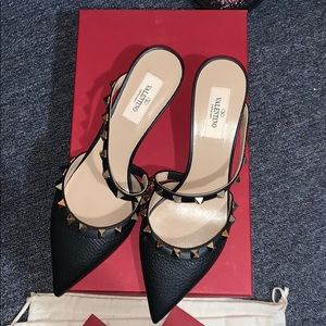 1 day only price drop Valentino rockstud mules